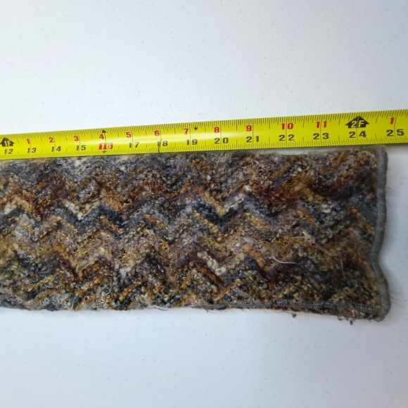 Harley Of Scotland Multicolor Chevron Wave Knit Pattern Turtleneck Sweater Men S - Picture 16 of 16